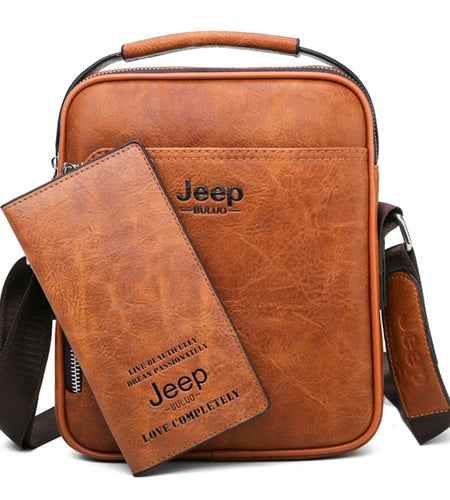 Men Messenger Bags High Quality Split Leather Large Capacity Bag