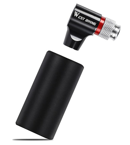 CO2 Pump For Bicycle Schrader Presta Adapter Bike Pump Inflator Aluminum Tire Tube Mini Hand Pump NO CO2 Cartridge