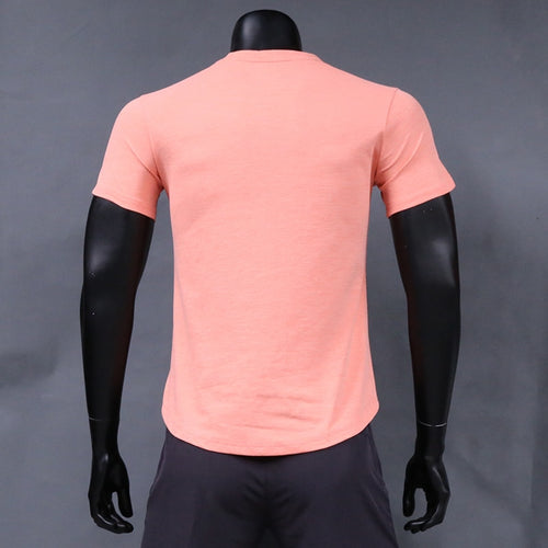 Load image into Gallery viewer, Men Running T-Shirts Clothes Gym Fitness Workout Jogging Short Sleeve Tops Quick Dry Breathable Wicking Rash Guard
