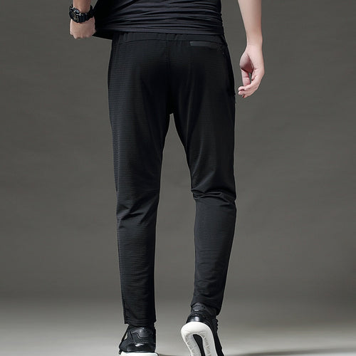 Load image into Gallery viewer, High quality Mesh hole Fitness Sports Pants Men Elastic Breathable Sweat Pants Running Training Pants Gym Basketball Trousers
