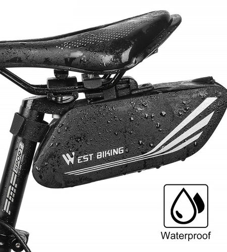 Rainproof Bicycle Bag 3D Shell Reflective Seatpost Saddle Bag Shockproof MTB Road Bike Bag Cycling Accessories