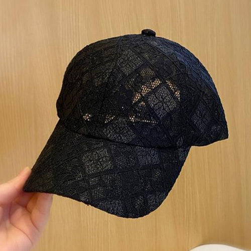 Load image into Gallery viewer, Cotton Baseball Cap For Women Breathable Mesh Girls Snapback Hip Hop Fashion Female Caps Adjustable Brand Summer Lace Hat
