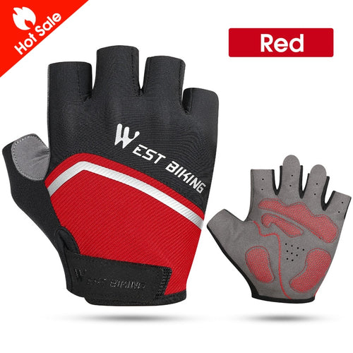 Load image into Gallery viewer, Half Finger Cycling Gloves Shockproof Wear Resistant Breathable MTB Road Bicycle Gloves Men Women Sports Bike Gloves
