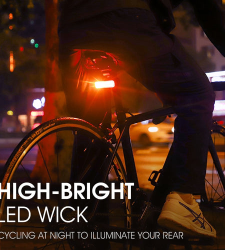 Remote Turn Signal Bike Light LED Direction Indicator MTB Bicycle Rear Light USB Rechargeable Safety Warning Cycling Taillight