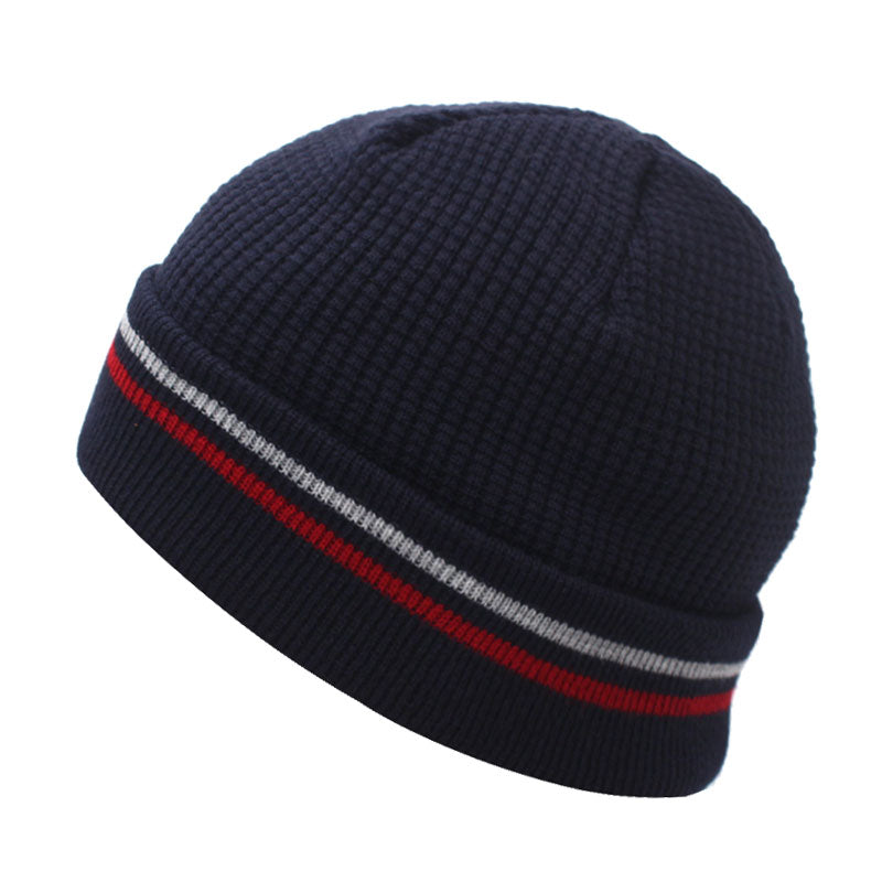 Skullies Beanies Casual Knitted Hat Men Beanie Hats For Men Women Cap Autumn Gorro Ski Warm Skull Bonnet Men's Winter Hat Cap