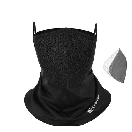 Summer Sports Scarf With Activated Carbon Filter Anti Pollution Anti-UV Breathable Running Bandana Cycling Headwear