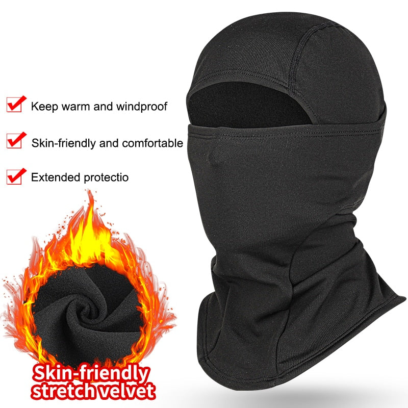 Warm Winter Cycling Cap Reflective Men Women Sport Scarf Balaclava Neck Warmer Ski Bicycle Motorcycle Running Cap Hat