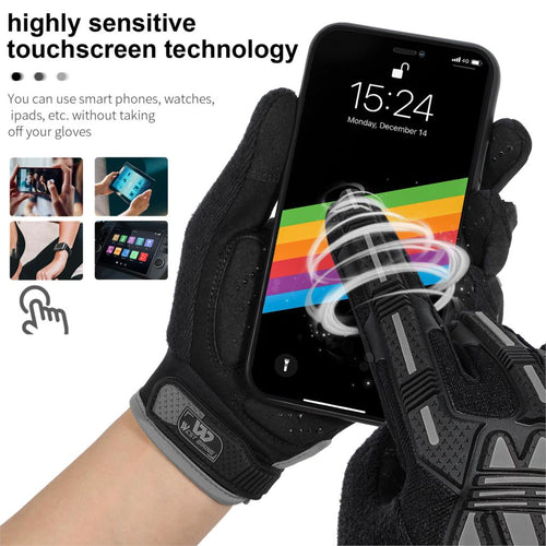 Load image into Gallery viewer, Full Finger Bike Gloves Shockproof Sport Military Tactical Gloves Motorcycle MTB Bicycle Touch Screen Cycling Gloves

