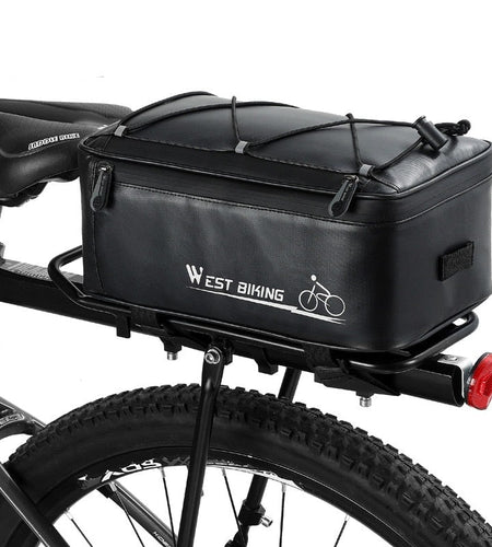 4L Waterproof Bike Trunk Bag Reflective MTB Electric Bicycle Bag Travel Luggage Carrier Cycling Seat Saddle Panniers