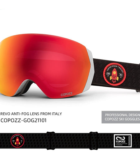 Professional Ski Goggles Double Layers Anti-fog UV400 Men Women Winter Snowmobile Eyewear Snowboard Sports Glasses