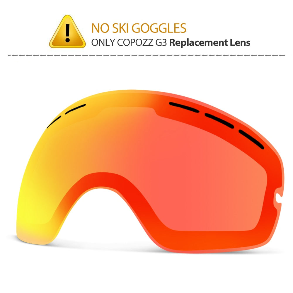 Kids goggles Replacement Lens Only Small Size Children Double anti-fog UV400 Skiing Girls Boys For Snowboard goggles For GOG-243