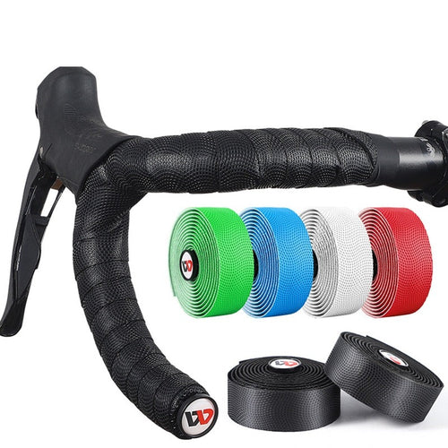 Load image into Gallery viewer, Soft Bike Handlebar Tape EVA Shock Absorption Bicycle Handlebar Tape Anti-slip Cycling Wrap End Plug Accessories
