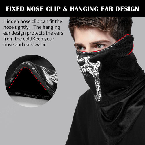 Load image into Gallery viewer, Winter 3D Print Sport Scarf Protection Thermal Neck Gaiter Bicycle Balaclava Men Women Cycling Fishing Headwear
