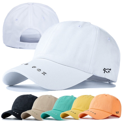 Load image into Gallery viewer, Women Men Cotton Kpop Brand Cap Fashion Side FABIO FOX Embroidered Baseball Cap Adjustable Outdoor Summer Streetwear Hat
