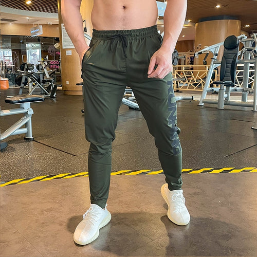 Load image into Gallery viewer, Summer Men Pants Ice Cool Casual Breathable Lightweight Quick Dry Trousers Men&#39;s Long Pants Male Black Pants Pencil Pants
