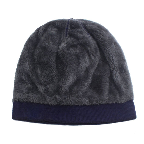 Load image into Gallery viewer, Fashion Knitted Hat Men Winter Hats For Women Skullies Beanies Cap шапк Beanie Hat Fur Gorro Thick Warm Bonnet Men&#39;s Winter Cap
