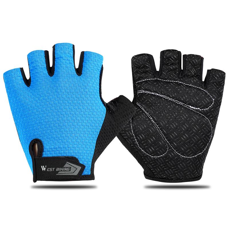 Half Finger Cycling Gloves Shockproof Wear Resistant Breathable MTB Road Bicycle Gloves Men Women Sports Bike Gloves