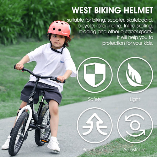 Load image into Gallery viewer, Cartoon Kids Bicycle Helmet EPS Protective Gear Girls Boys Bike Riding Sports Safety Cap Children Cycling Helmet
