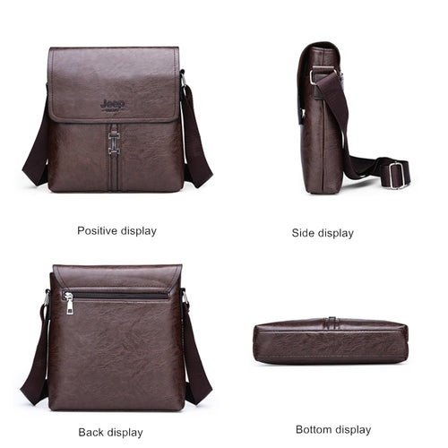 Load image into Gallery viewer, Men&#39;s Shoulder Bag Fashion Trend PU High-Quality Fabric Waterproof And Scratch-Resistant Material Messenger Bag
