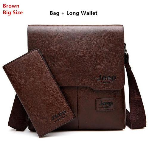 Load image into Gallery viewer, Famous Business Casual Tote Bags Men Messenger Bag Leather Crossbody Shoulder Bag For Man
