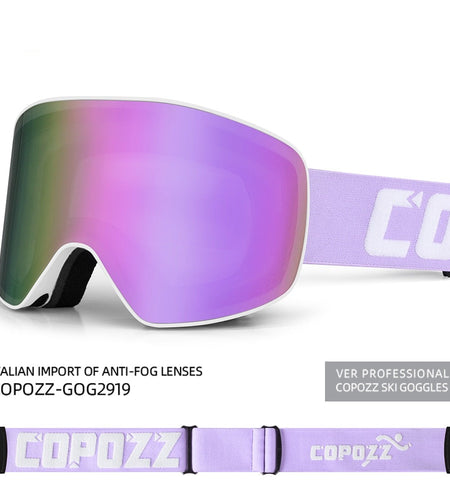 Ski Goggles Men Women double layers big Snowboard Goggles Anti-fog UV400 Skate Skiing Snowboard Goggles