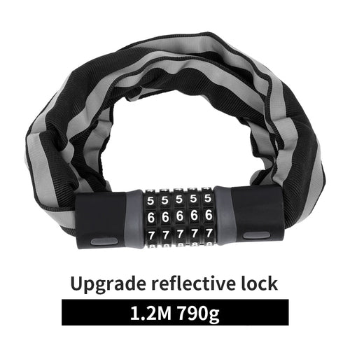 Load image into Gallery viewer, Bicycle Chain Lock 5 Password Digital Bike Lock Security Anti-Theft Motorcycle Cycling MTB Road Bike Accessories
