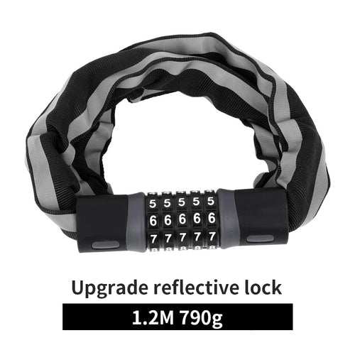 Load image into Gallery viewer, Bicycle Lock 5 Password Bike Digital Chain Lock Security Outddor Anti-Theft Lock Motorcycle Cycling Bike Accessories
