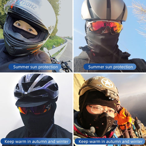 Load image into Gallery viewer, Ice Fabric Cycling Bike Cap Headwear Anti-UV Sunshade Riding Headgear Bicycle Bike Bandana Face Mask Sports Hat Scarf
