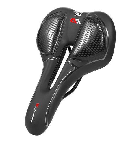 Silica GEL Bicycle Saddle Soft Shock Absorbing MTB Mountain Road Bike Saddle Breathable Hollow Cycling Cushion Seat