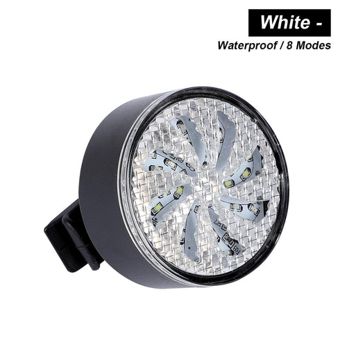 Load image into Gallery viewer, Whirling Windmill LED Bicycle Tail Light 8 Light Modes USB Charge Bike Light Waterproof Safety Warning Seatpost Cycling Light
