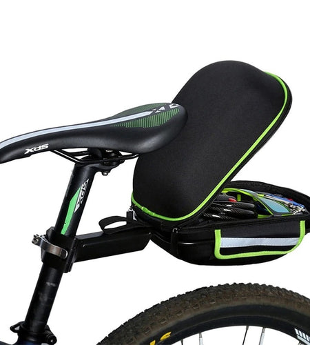 Bike Rear Rack Bag With Waterproof Rain Cover Quick Release Bicycle Trunk Bag For MTB Cruisers Bike Cycling Travel