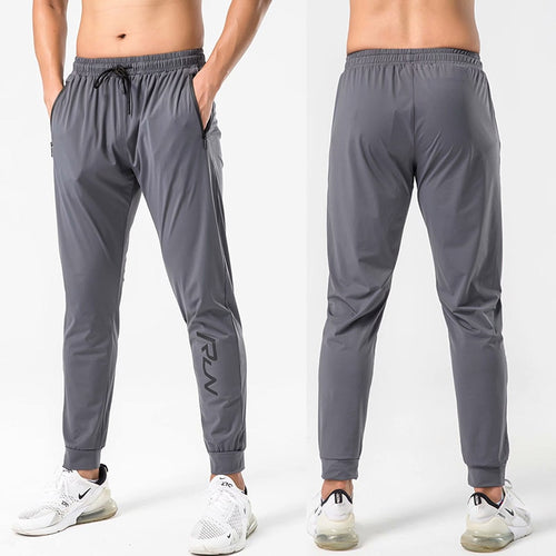 Load image into Gallery viewer, Men Sports Running Pants Zipper Athletic Football Soccer Training Elasticity Legging Jogging Gym Trousers
