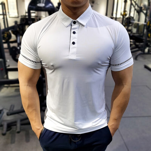 Load image into Gallery viewer, Men Running T-shirt Gym Sport Tracksuit Male Jogging Sweatshirt Homme Athletic Shirt Workout Fitness Clothing Short Sleeve Tops
