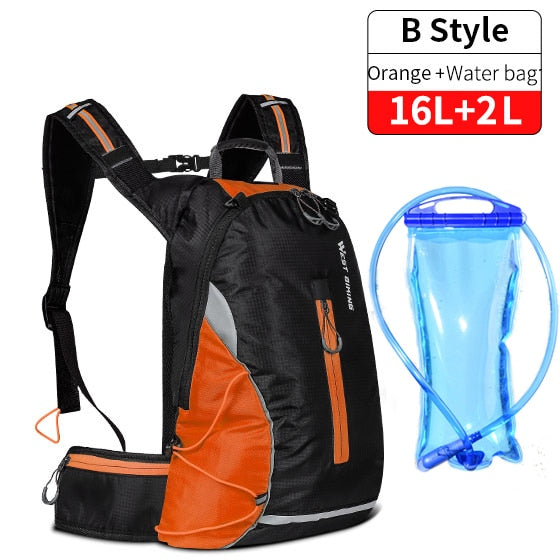 16L Sport Cycling Backpack Waterproof Ultralight Bicycle Bag Outdoor Mountaineering Hiking Climbing Travel Backpack