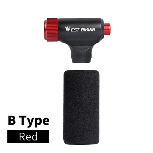 Load image into Gallery viewer, CO2 Pump Bike Mini Hand Pump MTB Road Bicycle Air Inflator Schrader Presta Valve Adapter Ball Cycling Accessories
