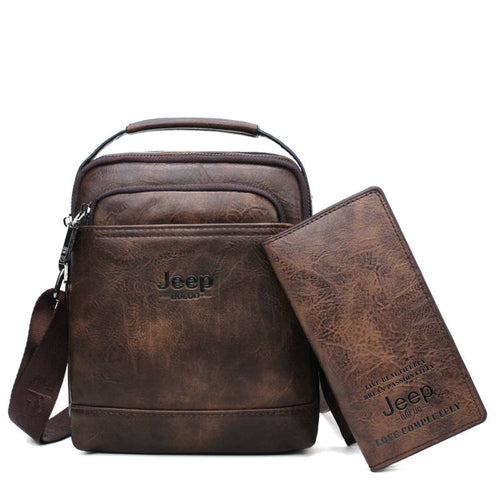 Load image into Gallery viewer, Men&#39;s Travel New Handbags Hot Sale Male Large Split Leather Men Messenger Bag  Man Fashion Crossbody Shoulder Bags
