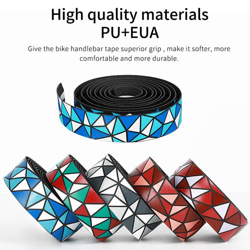 Load image into Gallery viewer, Professional Road Bike Handlebar Tape EVA PU Bicycle Handlebar Tape Anti-slip Shock Absorption Cycling Wrap End Plug
