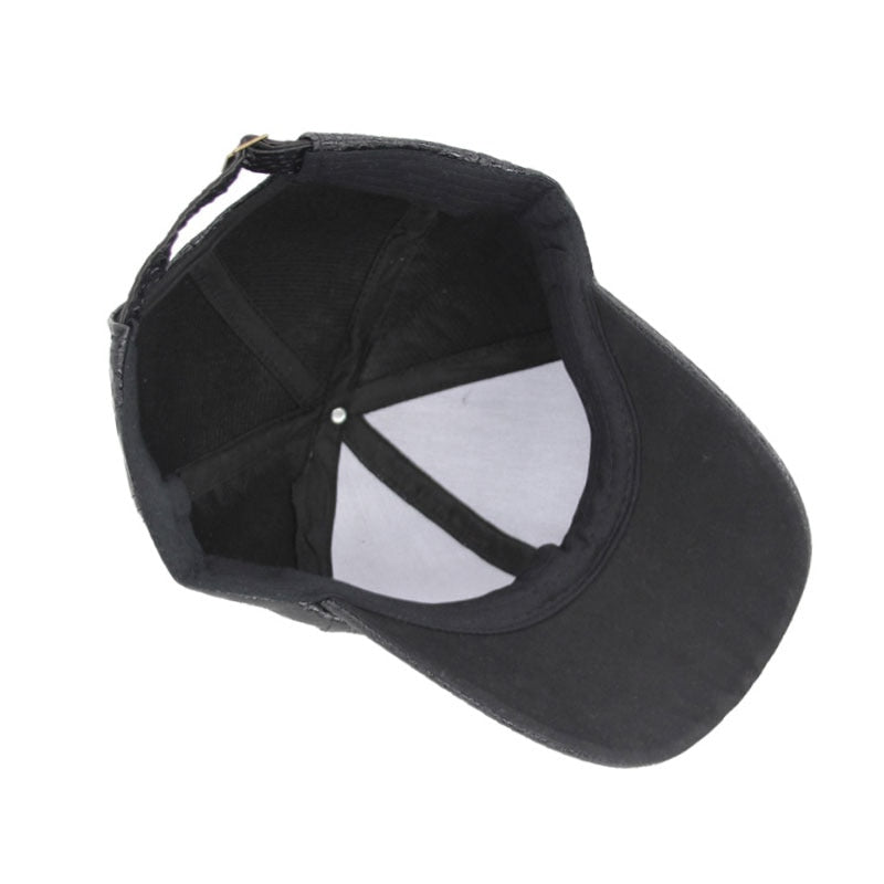 Snapback Caps Faux Leather PU Winter Men Baseball Cap Women Hats For Men Bone Casquette Gorras Autumn Baseball Hat Male Caps