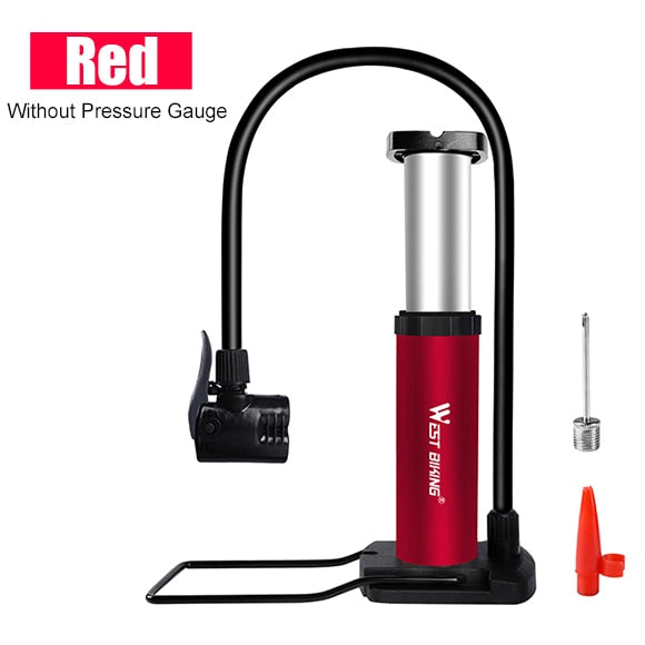 Ultra-light MTB Road Bike Pump Portable Cycling Air Inflator Foot Pump 100/120Psi High Pressure Bicycle Tire Pump