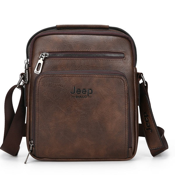 Men Bags Casual Handbag For IPAD Man Leather Messenger Shoulder Bag Crossbody Brown Business Male Tote