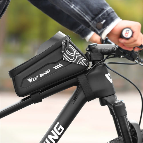 Load image into Gallery viewer, Waterproof Bicycle Bag Touchscreen Phone Case Large Capacity Front Handlebar Cycling Bag MTB Road Bike Accessories
