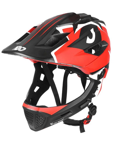 Children Bike Bicycle Helmet Full Covered 2 in 1 Kids Bike Safety Helmet Scooter Cycling Sports Protective 52-56CM