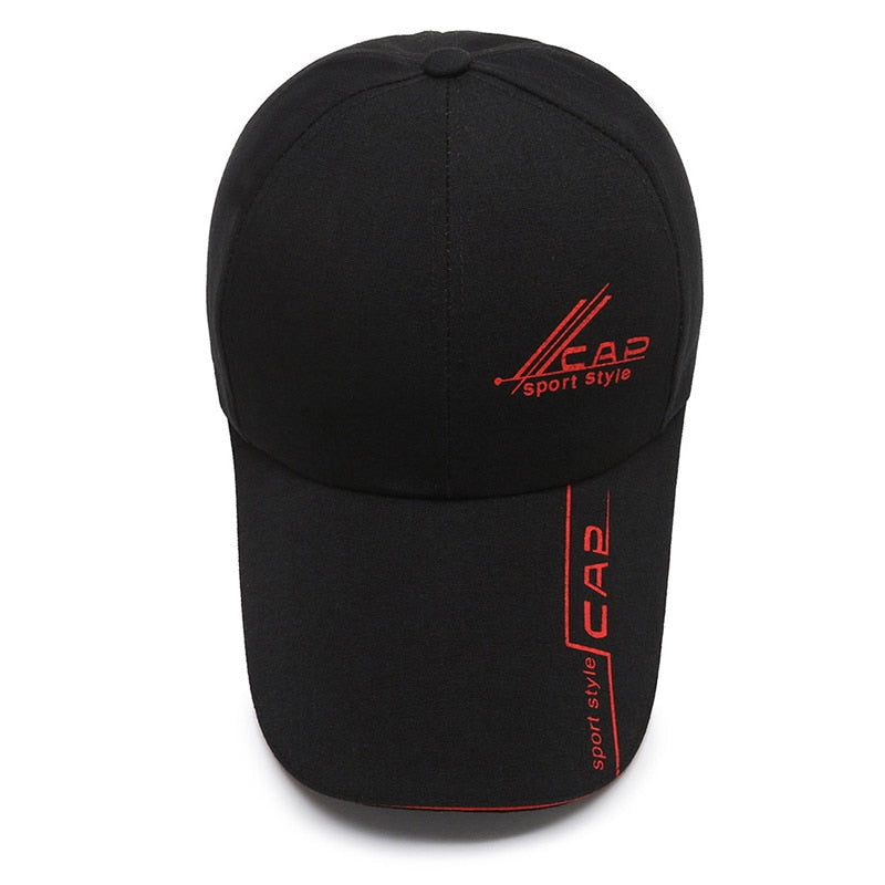 Brand Long Brim Sports Baseabll Caps Men Women Summer Sun Visor Print Dad Hat Bones Golf Hat