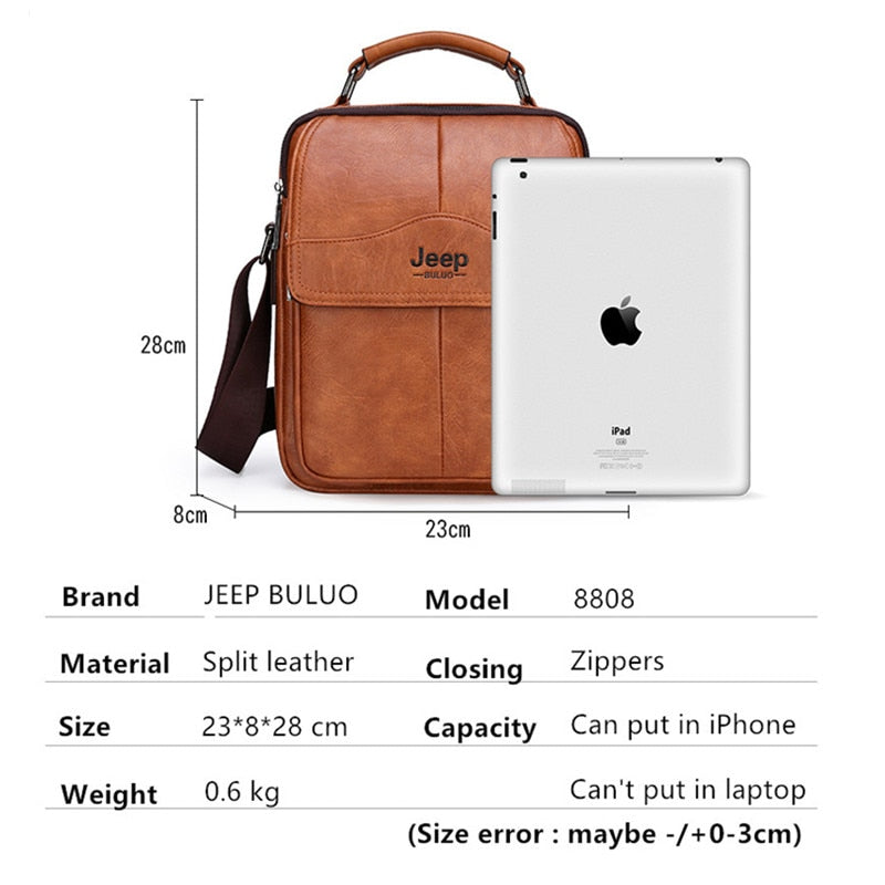 Men Crossbody Bag Shoulder Bags Multi-function Men Handbags Large Capacity Split Leather Bag For Man Messenger Bag