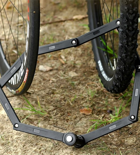 Foldable Bicycle Password Lock Strongest Anti Theft Heavy Duty Lock MTB Road Bike Motorcycle Electric Bike Lock