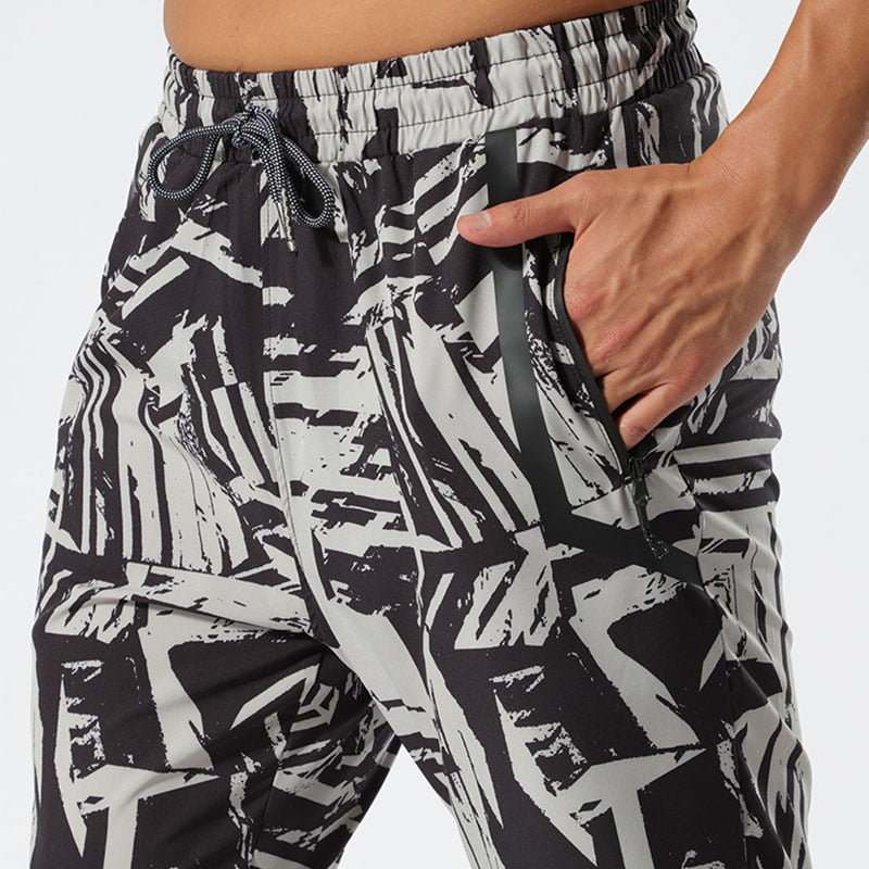 Loose Sports Casual Pants Men's Beam Foot Harem Pants Comics Printed Joggers Pants Mens Hip Hop Casual Trousers