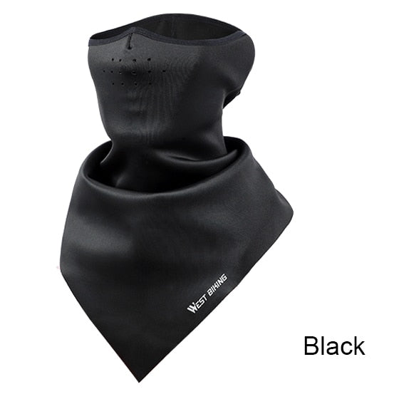 Winter Warm Cycling Face Mask Windproof Fleece Running Sport Ski Mask Balaclava Neck Scarf Breathable Road Bicycle Cycling Masks