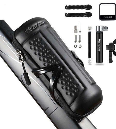 Portable Bicycle Repair Tool Kit Storage Bag Bike Pump Tire Tyre Lever Bottle Cage Cycling Repair Tools Kits Set