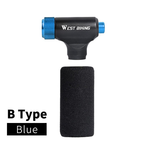 Load image into Gallery viewer, CO2 Pump Bike Mini Hand Pump MTB Road Bicycle Air Inflator Schrader Presta Valve Adapter Ball Cycling Accessories
