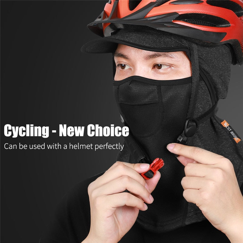 Winter Sport Cycling Cap Bike Full Face Cover Neck Warmer Men Women Scarf Ski Bicycle Motorcycle Fleece Head Cap Hat